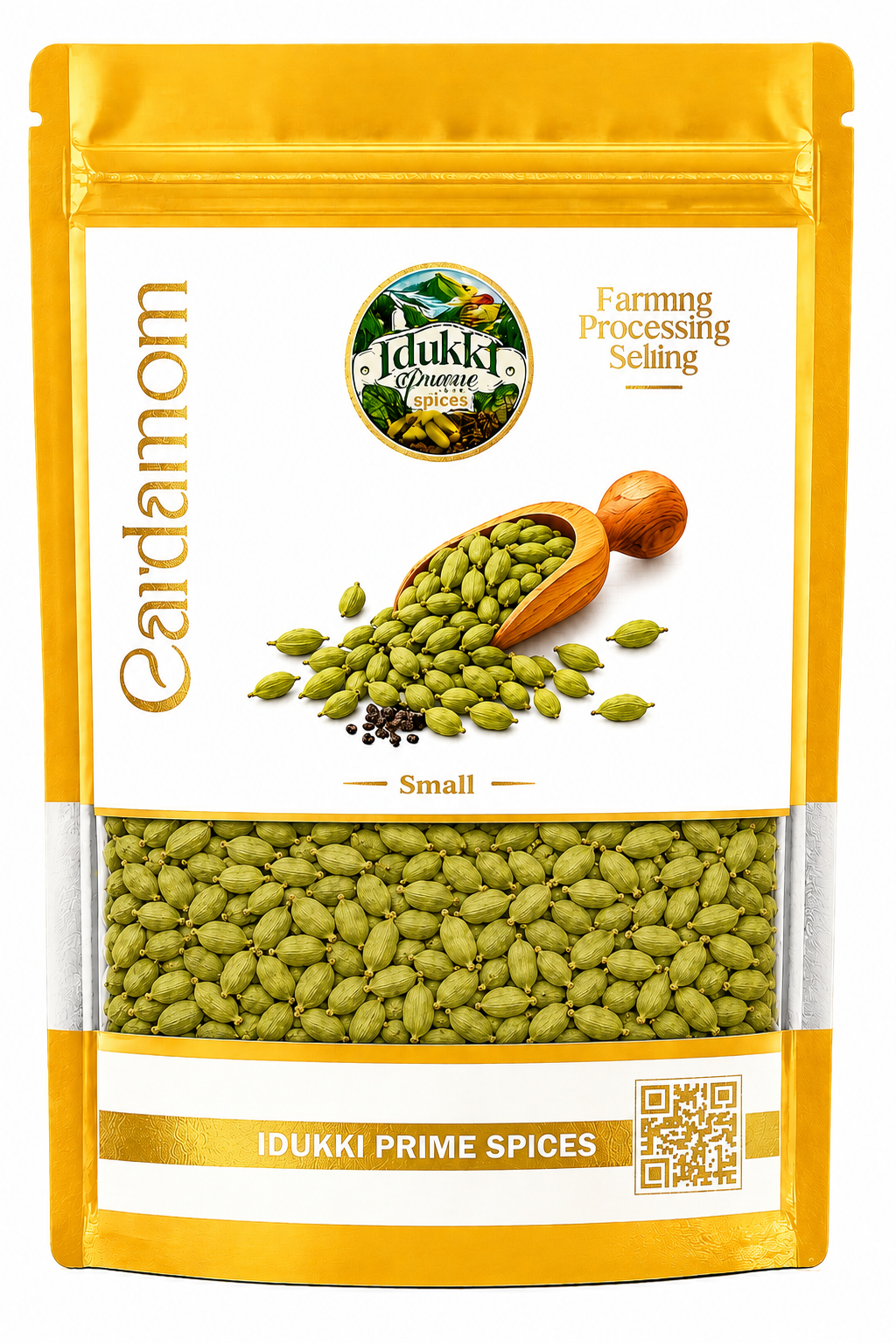 Green Cardamom unsorted (small and medium size ) 100 Gram